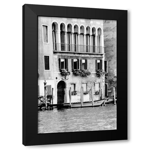 Venice Scenes II Black Modern Wood Framed Art Print by Pica, Jeff
