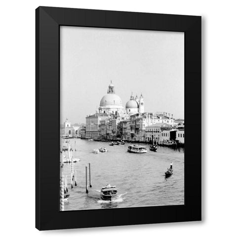 Venice Scenes III Black Modern Wood Framed Art Print with Double Matting by Pica, Jeff