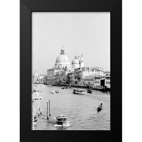 Venice Scenes III Black Modern Wood Framed Art Print by Pica, Jeff