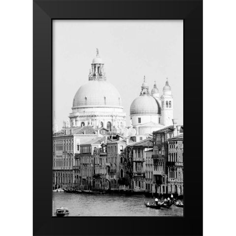Venice Scenes IV Black Modern Wood Framed Art Print by Pica, Jeff