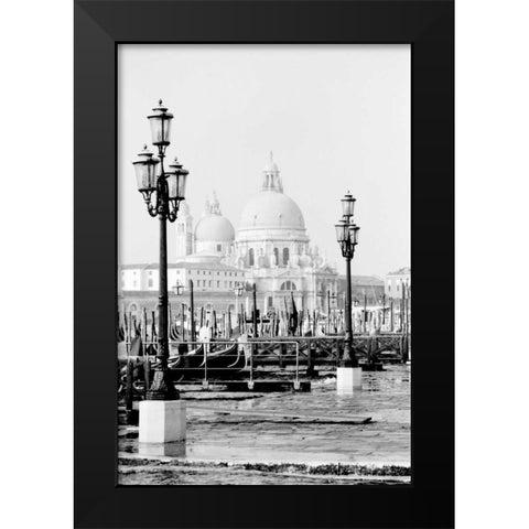 Venice Scenes V Black Modern Wood Framed Art Print by Pica, Jeff