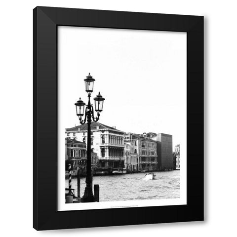 Venice Scenes VI Black Modern Wood Framed Art Print with Double Matting by Pica, Jeff