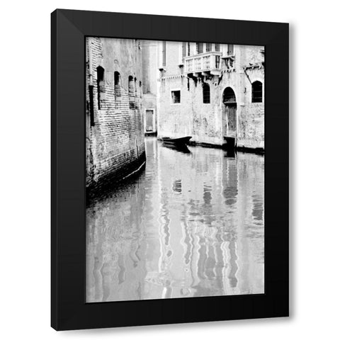 Venice Scenes VII Black Modern Wood Framed Art Print by Pica, Jeff