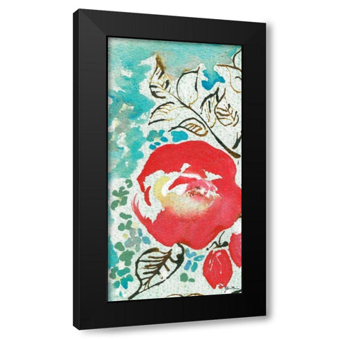 Sussex Garden III Black Modern Wood Framed Art Print by Minasian, Julia