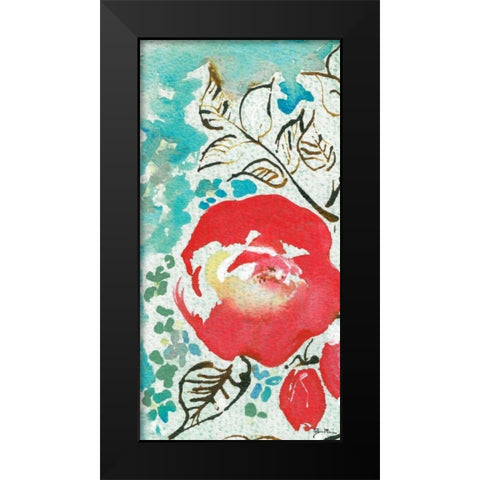 Sussex Garden III Black Modern Wood Framed Art Print by Minasian, Julia