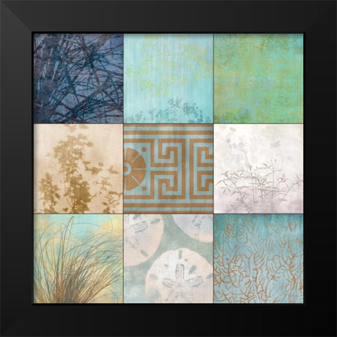 Spa Nine II Black Modern Wood Framed Art Print by Evelia Designs