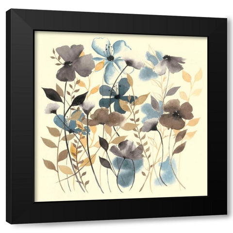 Garden Flicker I Black Modern Wood Framed Art Print with Double Matting by Popp, Grace