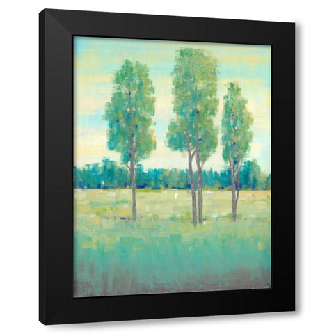 Spring Day I Black Modern Wood Framed Art Print with Double Matting by OToole, Tim