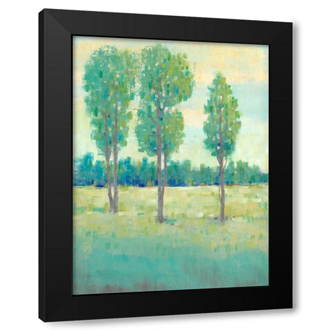 Spring Day II Black Modern Wood Framed Art Print with Double Matting by OToole, Tim