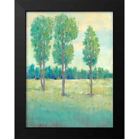 Spring Day II Black Modern Wood Framed Art Print by OToole, Tim