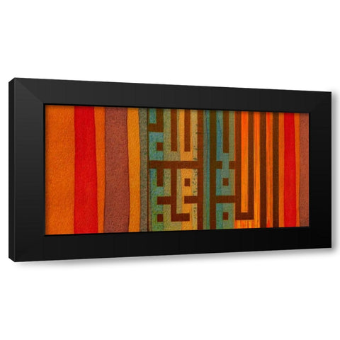 The Language of Color II Black Modern Wood Framed Art Print with Double Matting by Orlov, Irena