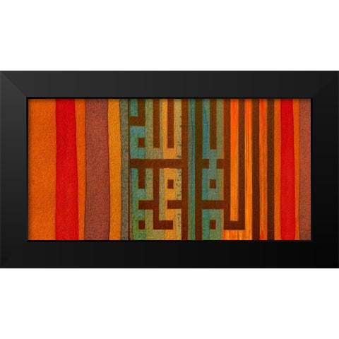 The Language of Color II Black Modern Wood Framed Art Print by Orlov, Irena
