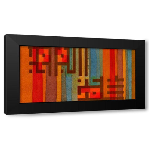 The Language of Color III Black Modern Wood Framed Art Print by Orlov, Irena