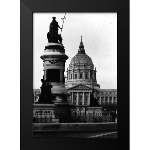 City Details I Black Modern Wood Framed Art Print by Pica, Jeff