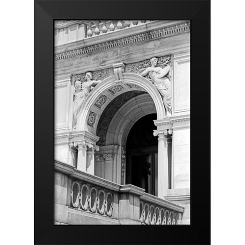 City Details II Black Modern Wood Framed Art Print by Pica, Jeff