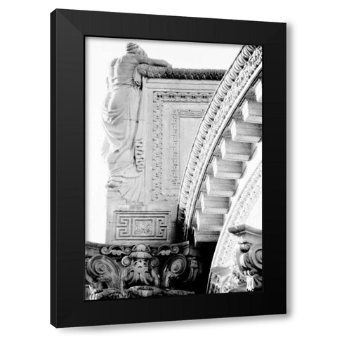City Details IV Black Modern Wood Framed Art Print by Pica, Jeff