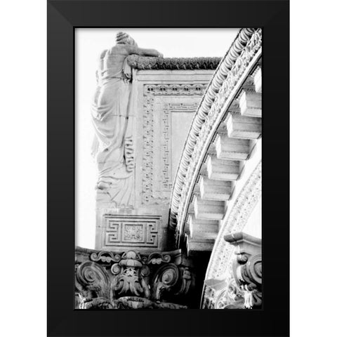 City Details IV Black Modern Wood Framed Art Print by Pica, Jeff