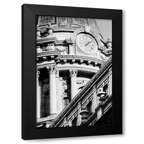 City Details VIII Black Modern Wood Framed Art Print with Double Matting by Pica, Jeff