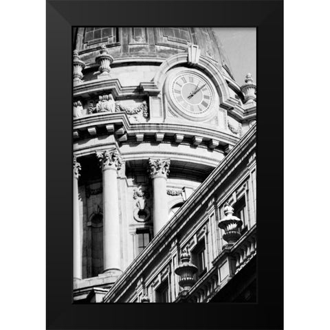 City Details VIII Black Modern Wood Framed Art Print by Pica, Jeff