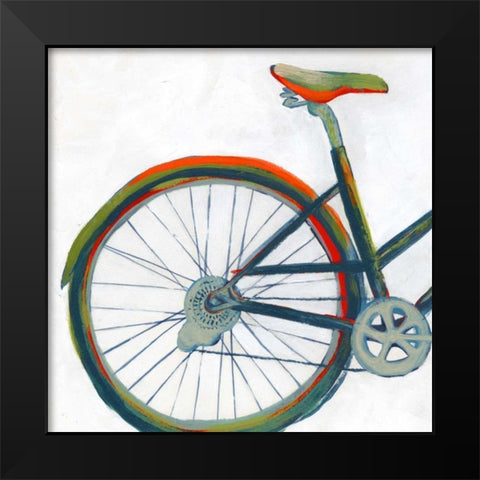 Bicycle Diptych I Black Modern Wood Framed Art Print by Popp, Grace