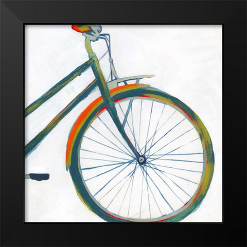 Bicycle Diptych II Black Modern Wood Framed Art Print by Popp, Grace