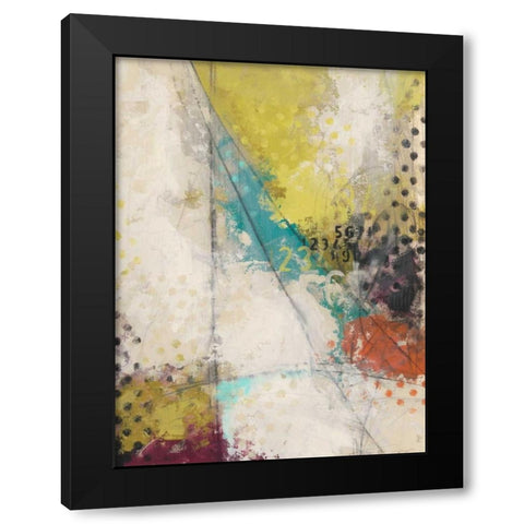 Countdown II Black Modern Wood Framed Art Print by Vess, June Erica