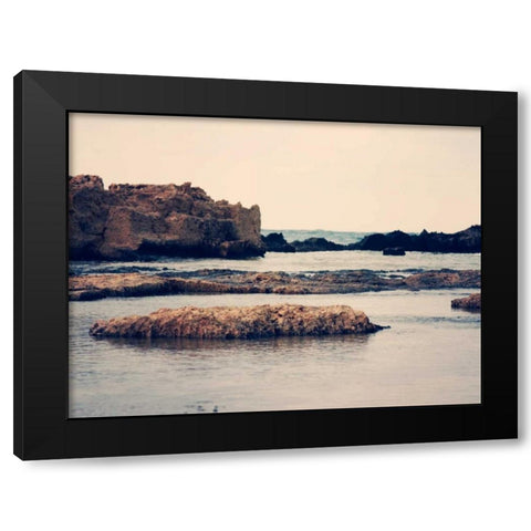 Mediterranean II Black Modern Wood Framed Art Print by Coomes, Sylvia