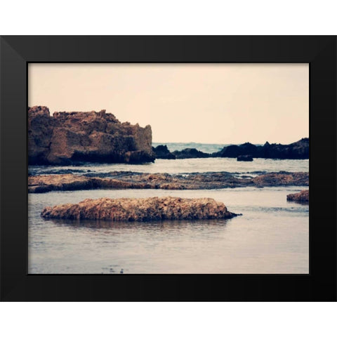 Mediterranean II Black Modern Wood Framed Art Print by Coomes, Sylvia