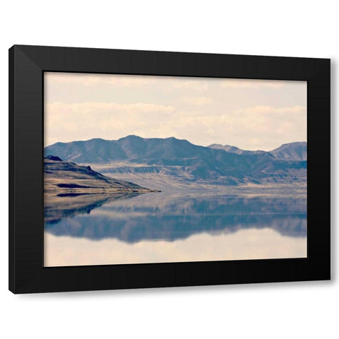 Reflection II Black Modern Wood Framed Art Print with Double Matting by Coomes, Sylvia