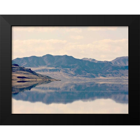 Reflection II Black Modern Wood Framed Art Print by Coomes, Sylvia