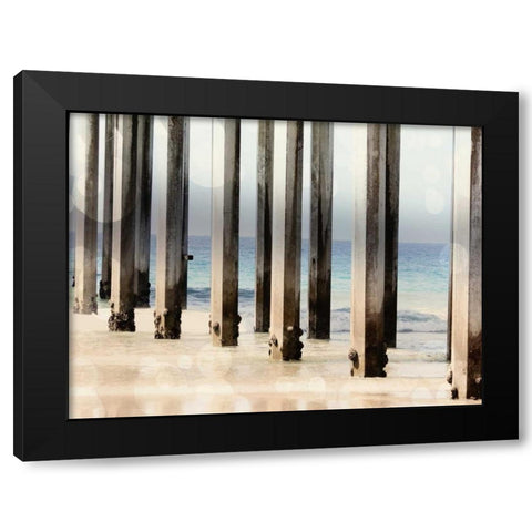 Boardwalk IV Black Modern Wood Framed Art Print by Coomes, Sylvia