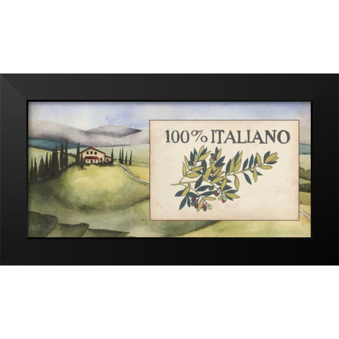 Mediterranean Olive Oil Collection C Black Modern Wood Framed Art Print by Popp, Grace