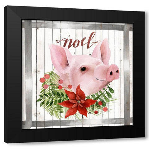 Festive Farm Collection A Black Modern Wood Framed Art Print by Popp, Grace