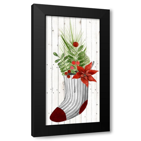 Festive Farm Collection B Black Modern Wood Framed Art Print with Double Matting by Popp, Grace