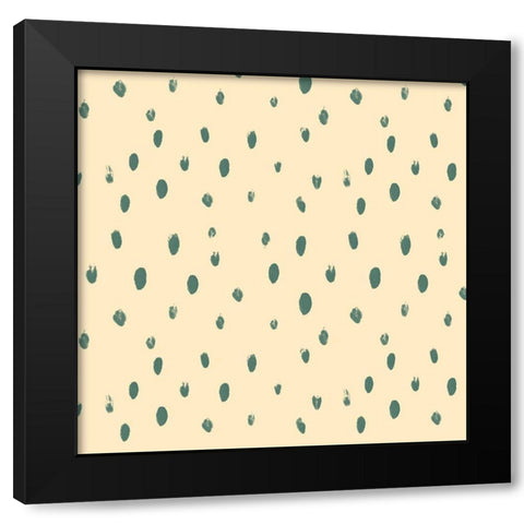 Simple Succulent Collection H Black Modern Wood Framed Art Print with Double Matting by Vess, June Erica