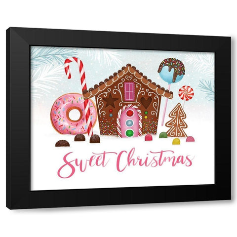 Sweet Holidays Collection A Black Modern Wood Framed Art Print by Borges, Victoria