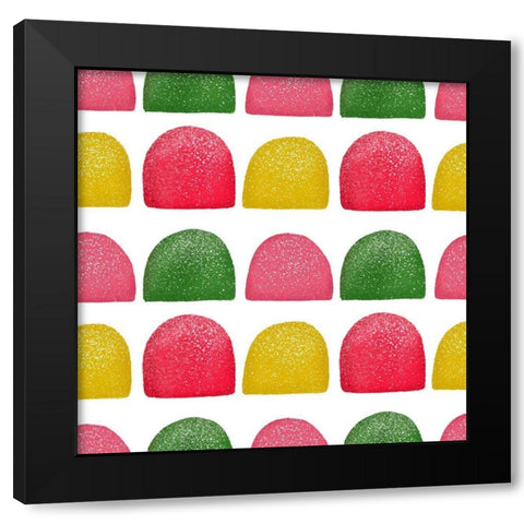 Sweet Holidays Collection I Black Modern Wood Framed Art Print by Borges, Victoria