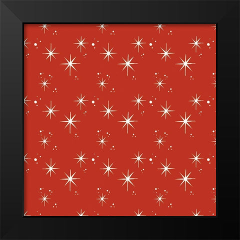 Vintage Christmas Collection F Black Modern Wood Framed Art Print by Popp, Grace