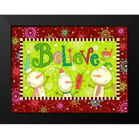 Bright Believe Collection A  Black Modern Wood Framed Art Print by Eisner, Viv