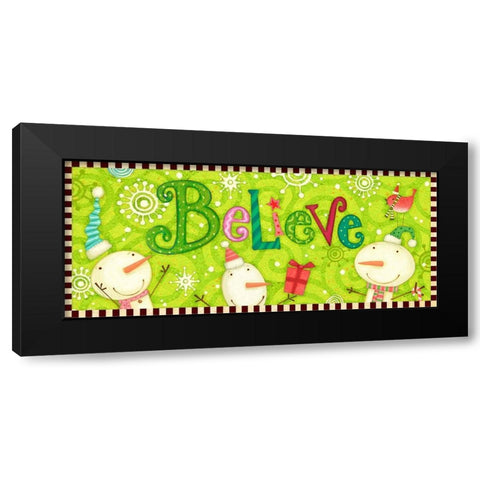 Bright Believe Collection D Black Modern Wood Framed Art Print by Eisner, Viv