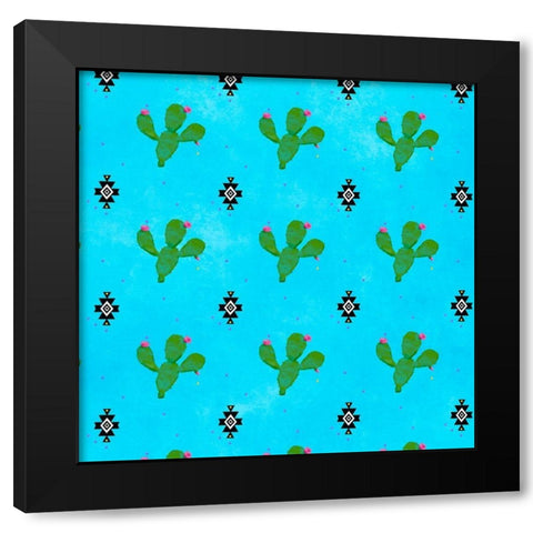 PiÃ±ata Party Collection F Black Modern Wood Framed Art Print by Reynolds, Jade