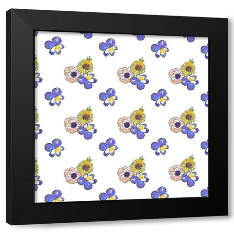 Flower Truck Collection I Black Modern Wood Framed Art Print by McGuire, Catherine