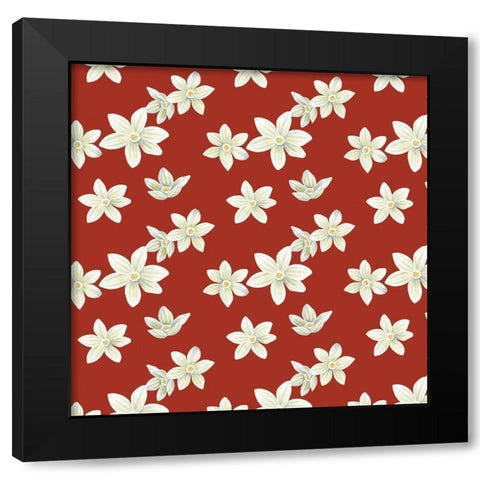 Yuletide Darlings Collection G Black Modern Wood Framed Art Print with Double Matting by Popp, Grace