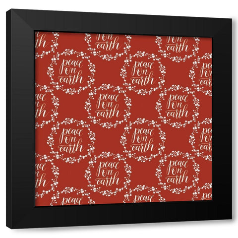 Yuletide Darlings Collection I Black Modern Wood Framed Art Print with Double Matting by Popp, Grace