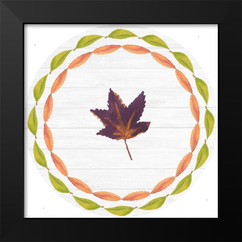 Sweet Foliage Collection C Black Modern Wood Framed Art Print by Miller, Dianne