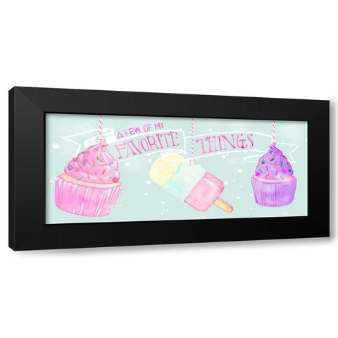 Candy Christmas Collection D Black Modern Wood Framed Art Print by Parker, Jennifer Paxton