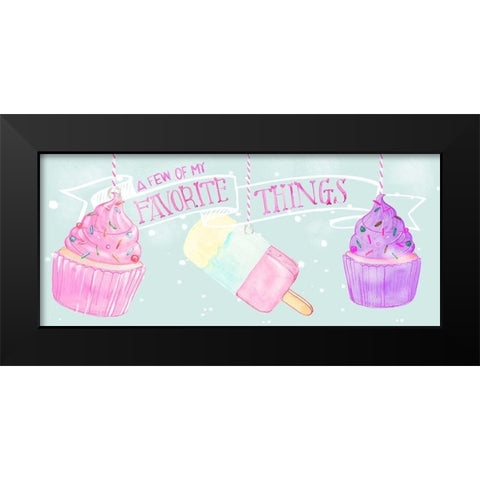 Candy Christmas Collection D Black Modern Wood Framed Art Print by Parker, Jennifer Paxton