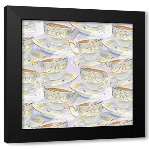 Green Witch Collection G Black Modern Wood Framed Art Print by Parker, Jennifer Paxton