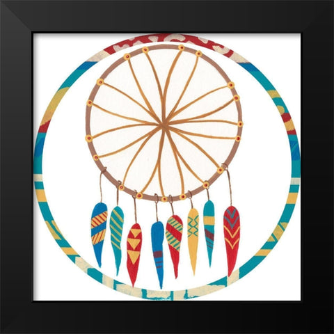 Woodland Warriors Collection C Black Modern Wood Framed Art Print by Moore, Regina