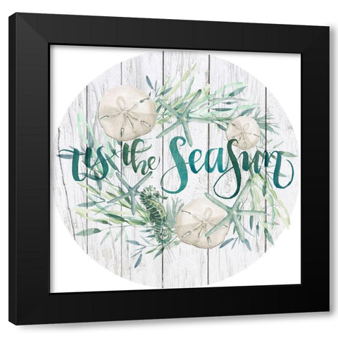 Tis the Seasun Collection C Black Modern Wood Framed Art Print by Parker, Jennifer Paxton